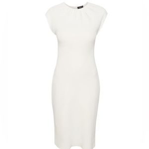 Theory Classic Crepe Shirred Crepe Dress NWT
